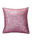 Funda de almohada Gajjar Color sólido lentejuelas plateadas Bling Throw Pillow Case Cafe Home Decoration Cushion Cover funda de 