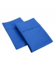 Fundas de almohada de Color azul claro fundas de almohada de poliéster 100% de Color sólido funda de cojín de estilo breve 1 pie