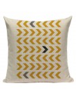 Funda de almohada personalizada geométrica funda de almohada nórdica decoración hogar alta calidad ciervo amarillo funda de almo