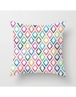 Patrón geométrico colorido Fundas de cojín para el hogar funda de almohada decorativa almohadas funda mapa funda para almohada d