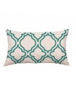 Funda de cojín de patrón geométrico colorido fundas de almohada impresas geométricas fundas de lino para almohadas sofá 30cm * 5