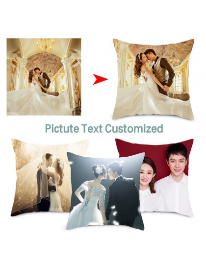 Funda de almohada de diseño personalizado para decoración del hogar funda de cojín de asiento trasero, tu foto impresa en almoha