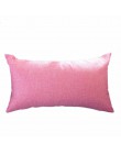 Funda de almohada rectangular sólida rectangular 30cm * 50cm funda de almohada nórdica de lino de algodón funda de almohada deco