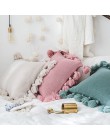 Funda de cojín punto sólido marfil gris marfil Rosa verde sólido funda de almohada 45*45cm suave para sofá cama vivero habitació