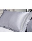 1 funda de almohada de satén de seda de emulación pura funda de almohada Multicolor 48*74cm