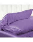 Nueva funda de almohada de satén de seda estándar de Reina sólida funda de almohada de cama suave hogar