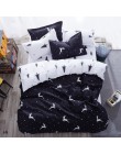 Juegos de cama con patrón geométrico sábana de cama para dormitorio de estudiantes niños forros de dibujos animados 3/4 Uds fund