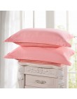 1 pieza funda de almohada de Color gris puro estilo breve funda de almohada de poliéster 100% para dormitorio fundas de almohada