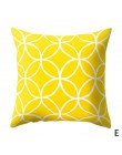 1 Uds hojas de piña amarillo almohada cubierta sofá coche cojín para cintura cubierta decoración 45*45cm