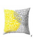 1 Uds hojas de piña amarillo almohada cubierta sofá coche cojín para cintura cubierta decoración 45*45cm