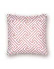 Funda de cojín nórdico geométrica rosa a rayas funda de almohada de poliéster funda de cojín para sofá cama funda de almohada de