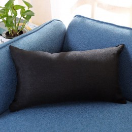 Funda para almohada rectangular sólida contemporánea funda de cojín cojines decorativos para sofá hogar funda de cojín 30X50cm d
