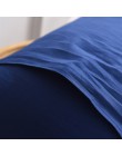 100% de algodón de Color sólido funda de almohada hogar un par de estampado Diagonal breve estilo funda de almohada 40x60cm 50*7