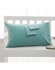 100% de algodón de Color sólido funda de almohada hogar un par de estampado Diagonal breve estilo funda de almohada 40x60cm 50*7