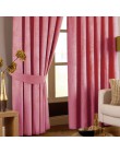 Alto sombreado de terciopelo de lujo opaca ventanas cortina Panel para sala de estar dormitorio Interior decoración del hogar Co
