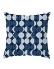 Creativo azul playa/bosque diseño abstracto Fundas de cojín 45x45cm hogar/Oficina sofá cintura fundas de almohada poliéster fund
