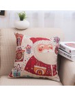 MIHE 45x45cm funda de cojín navideño de lino y algodón Decoración Para funda de almohada hogar sofá cama silla de coche funda de