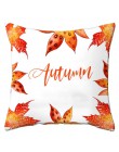 ZEIMON hojas de otoño almohada cojín cubre otoño calabaza acuarela habitación sofá coche granja hogar Decoración funda de almoha