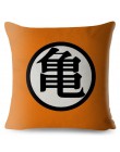 Funda de almohada con estampado de bola de dragón de Japón 45*45cm funda de cojín textil funda de almohada de lino funda de almo