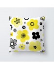 Funda de cojín personalizada con estampado de flor de piña de verano calaveras amarillas geométricas funda de almohada decorativ