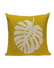 Funda de cojín amarillo mostaza 45*45 cojines decoración para cafetería o casa funda de cojín personalizada estilo alfabeto coji