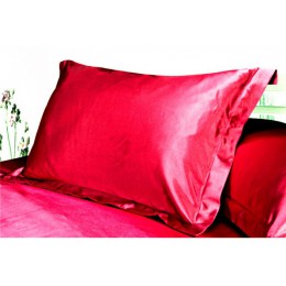 1 funda de almohada de satén de color sólido imitación de seda 48*74cm 45