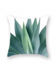 Nueva funda de almohada geométrica de planta hojas cuadrado 45x45cm fundas de almohada decorativas para el hogar de moda de cint