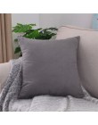 Cubierta de cojín de moda personalizado gamuza Color puro sólido funda de cojín para silla para sofá decoración del hogar venta 