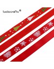 12 yardas 3/8 "10mm/6-25mm blanco, verde, rojo al azar 12 estilos de impresión cintas de satén grogrén decoración navideña S0204