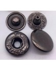 50 set/Pack 10mm 12,5mm 15mm botones de presión de Metal Botón de coser sujetadores de botones de costura de cuero artesanía rop