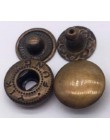 50 set/Pack 10mm 12,5mm 15mm botones de presión de Metal Botón de coser sujetadores de botones de costura de cuero artesanía rop