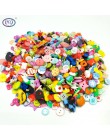 Venta Real HL 50 uds/100 Uds mezclar la forma lotes de colores Diy Scrapbooking botones de dibujos animados de plástico para niñ