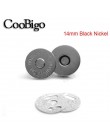 10set Metal 14mm 18mm Cierre magnético broche bolso de botones monedero bolsas para manualidades costura accesorios de cuero