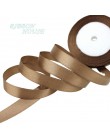 (25 yardas/rollo) cinta de satén de una cara decoración regalo cintas de Navidad (6/10/12/15/40/50mm)