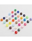 20 juegos de sujetadores de botones redondos de plástico KAM T5 accesorios de ropa de 12mm para bebé clips para prendas colcha f