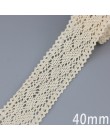 (2 metros/lote) cinta de encaje de algodón Beige DIY hecho a mano boda artesanía embalaje de regalo Patchwork de cintas de encaj