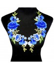 2 unid/set bordado Rosa flor coser/hierro en parche apliques diy artesanías Stiker para Jeans saco de sombrero Ropa Accesorios i