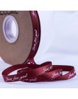 10 yardas 10mm "Just for you" Diseño de regalo cinta cintas para fiesta de boda decoraciones de Navidad DIY envoltura de regalos