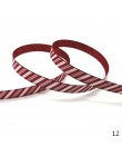5 yardas 10mm cinta de Navidad impresa cinta de grogrén para envolver regalos boda decoración lazos para el cabello DIY