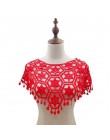 3D hueco venida tela de encaje vestido patrón de bordado blusa adornos de costura DIY cuello de encaje costura artesanía escote 