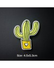 Cactus expresión cuchillo de hongo DIY dibujos animados insignias vestir aplique con parche bordado suministros de costura de pl