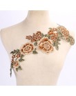 Diy accesorios Flor bordada de encaje costura para ropa apliques proveedores pegatina encaje escote collar Scrapbooking
