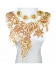 Diy accesorios Flor bordada de encaje costura para ropa apliques proveedores pegatina encaje escote collar Scrapbooking