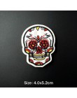 Ghost Death Skull parche de mano insignias apliques bordados costura plancha sobre insignia ropa Ropa Accesorios de ropa