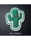 Cactus expresión cuchillo de hongo DIY dibujos animados insignias vestir aplique con parche bordado suministros de costura de pl