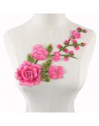 3D Mulity flores coloridas coser en parches bordados parches ropa Punk Motif Applique DIY Ropa Accesorios Scrapbooking
