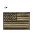 Bordado de alto grado hilo parche de bandera bordado americano patriótico USA tácticas parche militar planchar o coser a cualqui