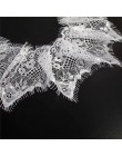 DoreenBeads poliamida borde encaje nylon negro blanco multiusos ropa DIY herramientas 300cm (118 1/8 pulgadas) x 10cm (3 7/8 pul