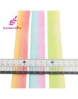 Lucia artesanía 10y 25mm color del gradiente de cintas de Organza de boda inicio decoración envoltorio de regalo para DIY acceso