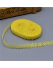 Hermoso 10 yardas/lote de cinta de lazo 14MM calidad recorte de encaje DIY encaje bordado para decoración de costura tela africa